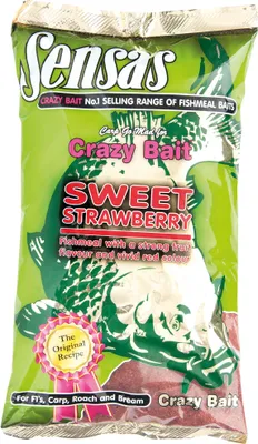 Produktbild von Sensas Crazy Bait Süße Erdbeere 1kg