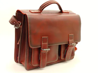 Produktbild von Greenburry Buffalo Mappe XXL red