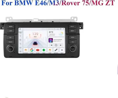 Zdjęcie produktu dla Radio samochodowe z systemem Android Auto i 7-calowym ekranem do BMW E46 M3 z lat 1998–2005