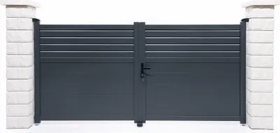 Produktbild von Flügeltor 3 m CARPATIA H. 140 cm Aluminium + Tor 1 m CARPATIA H. 140 Aluminium G