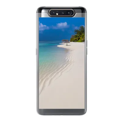 Produktbild von MuchoWow® Handyhülle Schutzhülle Hülle für Samsung Galaxy A80 Meer - Strand - Sommer Silikon Softcase Handy Hülle - Schutzdeckel