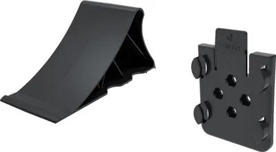 Produktbild von 1 Unterlegkeil und 1 Halter Größe 20 - Kunststoff schwarz