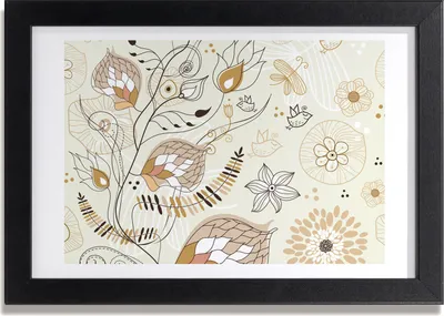 Produktbild von Bild 30x20 MDF-Rahmen, Wandkunst Verzierungen