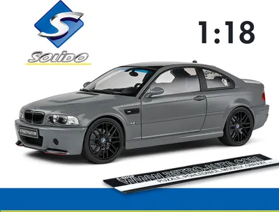Obrázok produktu pre BMW E46 M3 Coupe Streetfighter 2000 - šedá SOLIDO 1:18