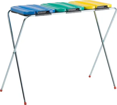 Produktbild von Trio Beutelhalter - Blau, Grün, Gelb