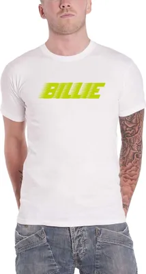 Produktbild von Billie Eilish - T-Shirt für Herren/Damen Uni RO6406 (XL) (Weiß)