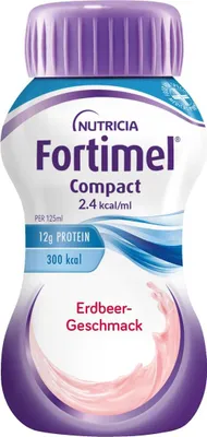 Image de NUTRICIA Fortimel Compact 2,4 boisson énergétique au goût de fraise, solution de 125 ml
