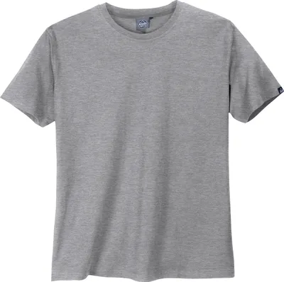Produktbild von Ahorn Basic Rundhals T-Shirt grau melange XXL
