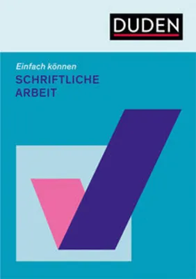 Obrázok produktu pre Einfach können - Schriftliche Arbeit