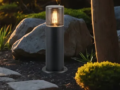 Produktbild von LED Außen Wegeleuchten Sockelleuchten Gartenleuchten mit Strom Terrassenlampen
