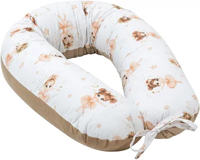 Produktbild von Prima Ballerina & Cappuccino Velvet V-förmige Kissen