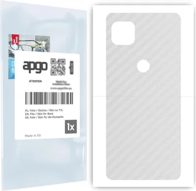 Produktbild von apgo Rückseite Schutzfolie für Motorola Moto G 5G -  Hinten Schutzfolie Carbon Transparent (durchsichtig), Rückseite Folie schützt vor Kratzern und Fingerabdrücken