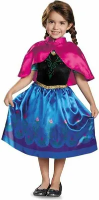 Produktbild von Verkleidung für Kinder Frozen Anna Travel Blau