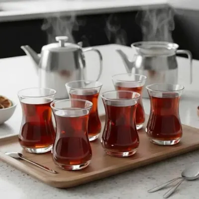 Produktbild von Korrektur:LAV - Teeglas-Set - Ajda - 150 ml - Klarglas - Set von 6 Stück