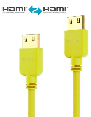 Produktbild von PureLink PI0504-005, 0,5 m, HDMI Typ A (Standard), HDMI Typ A (Standard), 18 Gbit/s, Gelb