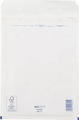 Produktbild von 50x AROFOL CLASSIC Luftpolstertasche  6/F-16W 220x340mm für A4+ weiß