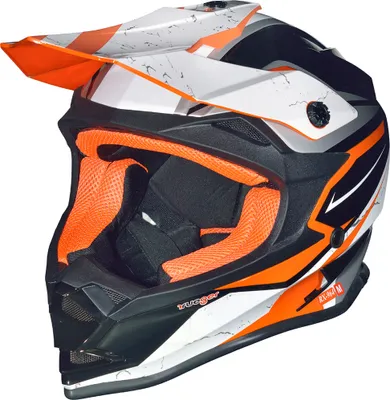 Produktbild von RK-652 Kinder Crosshelm Endurohelm Motorradhelm Roller Quad Helm Kinderhelm Light Orange L (59-60)