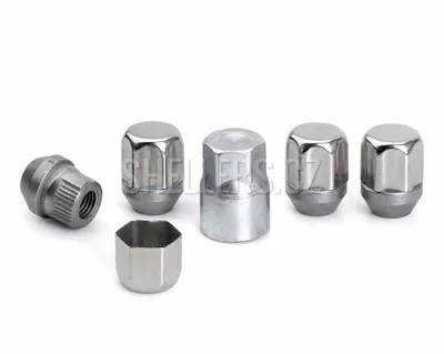 Obrázok produktu pre Bezpečnostné poistné matice M12x1,5, otvorené, s kľúčom 21 mm, SICURIT MN115SW21