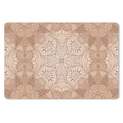 Produktbild von MuchoWow® Mauspad Mousepad Henna - Mandala - Schablonen 27x18 cm - Mousepads - Maus Mat - Pad - Mausunterlage - Büroartikel - Desk Matten