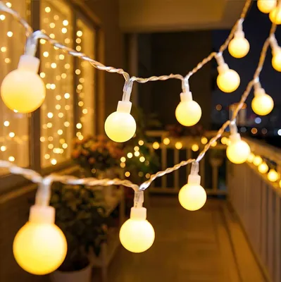 Zdjęcie produktu dla Światełka choinkowe do użytku wewnątrz i na zewnątrz - 5 metrów - 40 diod LED - zasilane bateriami - z timerem - ciepła biel - idealne na Boże Narodzenie
