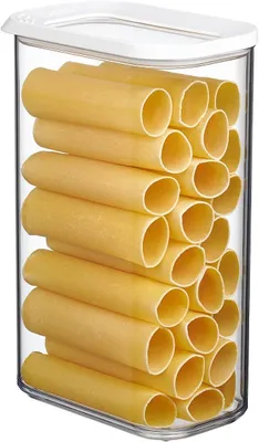 Image de Boîte de conservation - Récipient de stockage - Organisateur de cuisine - Couvercle hermétique - 2000 ml - Blanc