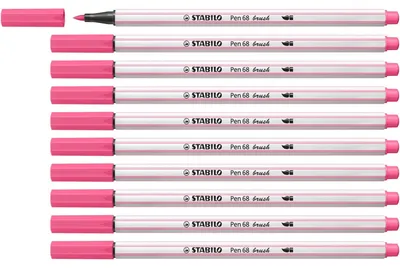 Produktbild von STABILO Premium-Filzstift mit Pinselspitze für variable Strichstärken -  Pen 68 brush -…