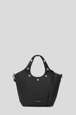 Obrázek produktu pro Dámská kabelka Karl Lagerfeld, model Shopper, značka Rocky Marais, malá taška, černá, nikl, rozměry A4, kód produktu: A4W30133 1AV