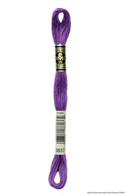 Produktbild von DMC Stickgarn Mouline Special 117mc - 3837, 6-fädig, 8 Meter