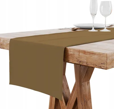 Obrázok produktu pre Bieżnik 40 x 140 cm dekoracyjny brązowy