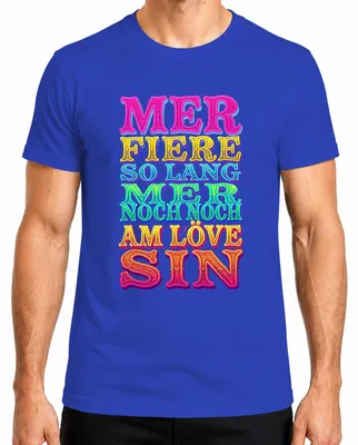 Imagen del producto de Kölsch Karneval. Chiste de Carnaval. Celebramos la fiesta. Regalo. Camiseta para hombre, azul, talla XXL