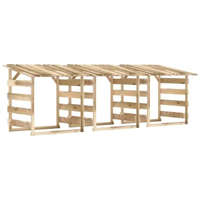 Obrázok produktu pre vidaXL Pergoly so strechou 3 ks 100x90x100 cm Borovica Impregnovaná