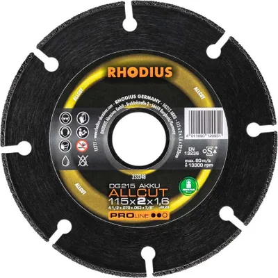Zdjęcie produktu dla Rhodius 353348 Diamond cutting disc 115 mm 1 pc(s)
