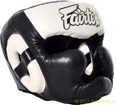 Zdjęcie produktu dla Ochrona głowy Fairtex X-Vision Full Cover HG13F, kolor czarny/biały, rozmiar M