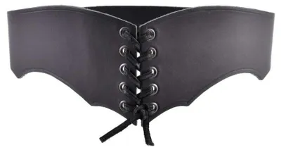 Produktbild von Mieder-Gürtel aus Leder Schwarz