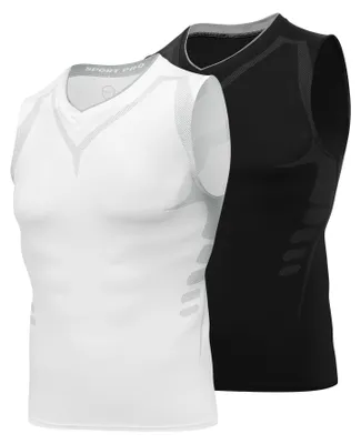 Immagine prodotto di Canotta a compressione - Maglietta funzionale - Intimo tecnico - Traspirante - Assorbente dell'umidità - Comfortevole da indossare - Maglietta sportiva