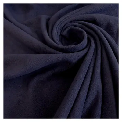 Produktbild von Fleece Meterware - Weiches, kuscheliges Dunkelblau