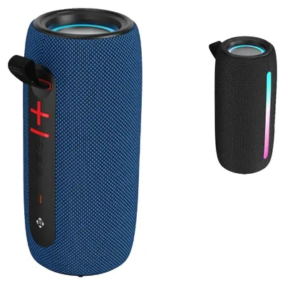 Zdjęcie produktu dla Przenośny głośnik kablowy, Bluetooth 5.0, konstrukcja przeznaczona do użytku na zewnątrz, model WR65BLU