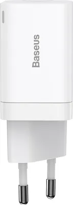 Obrázek produktu pro BASEUS USB A + typ C PD QC3.0 síťová nabíječka 30W CCSUPP-E02/CCCJG30UE bílá