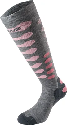 Produktbild von Lenz Uni Kompressionssocken 3.0 Merino , Grau Pink, M