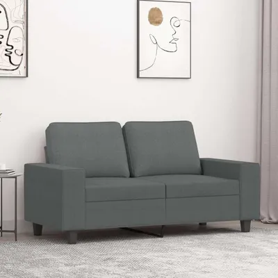 Produktbild von Cloris DesignMöbel 2-Sitzer-Sofa Dunkelgrau 120 cm Stoff , Schlafsofas 2024 Neu