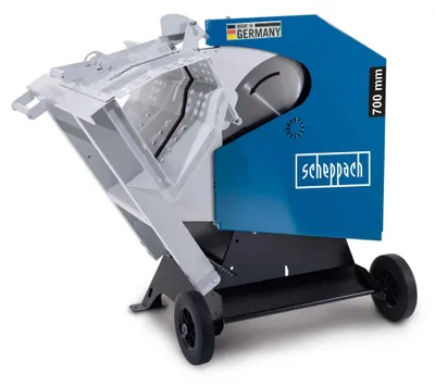 Zdjęcie produktu dla Piła łańcuchowa Scheppach Wippsäge Wox D700 - 400V | 5200W | Średnica ostrza: 700 mm | Długość cięcia: 1500 mm | Średnica cięcia: 250 mm