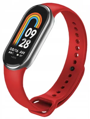 Zdjęcie produktu dla Pasek ChronSmarta do smartband'a Xiaomi Mi Band 8 / 9 / 10 (Czerwony)