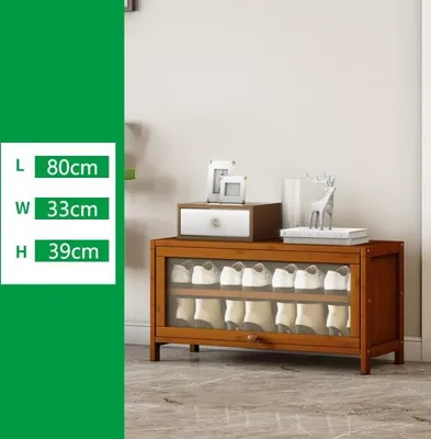 Produktbild von 360Home Bambus Schuh Regal Schuhregal shoerack