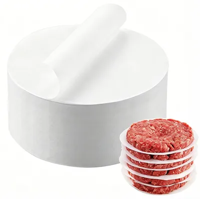 Productafbeelding van 2000 Stuks Hamburgerpapier Rond 13 cm Antiaanbaklaag