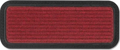 Zdjęcie produktu dla Wycieraczka Astra do użytku wewnątrz i na zewnątrz BORDER STAR czerwona 25 x 60 cm