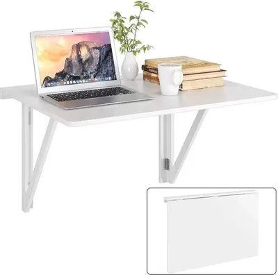 Produktbild von SureDeal® - Klapptisch - Klapptisch - Wandmontage - Schreibtisch - Platzsparend - Couchtisch - 60x80x54 cm - Klapptisch