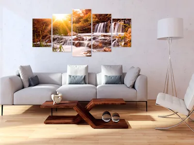 Zdjęcie produktu dla Obraz akustyczny natura krajobraz 200x100 cm obrazy pianka akustyczna wysokowydajny pochłaniacz dźwięku izolacja akustyczna płótno 5 szt obraz ścienny akustyka pomieszczenia izolacja akustyczna c-C-0026-b-o
