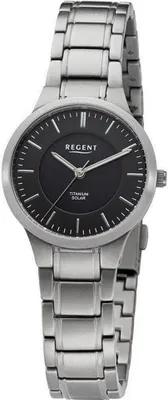 Produktbild von Regent Damen Uhr Metallarmband Metall Armbanduhr Analog silber URBA711