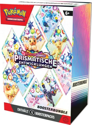 Produktbild von Pokémon prismatische entwicklungen booster bundle german deutsch