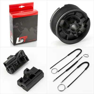 Produktbild von Fensterheber Reparatursatz Seilzug Rolle Gleitstücke Set VR für MERCEDES VITO